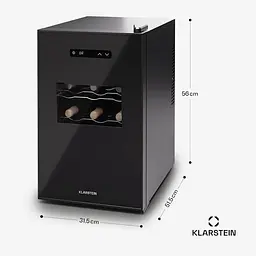 Винний холодильник Klarstein Silent Vino 15 Uno (10045377) - мініатюра 3