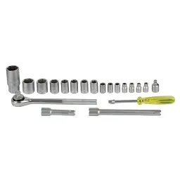 Набір насадок торцевих 1/4", 3/8" в кейсі 20 шт GRAD (6003055)
