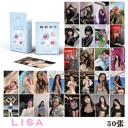 Ломо Картки Lomo Card China Blackpink Lisa Ліса Блекпінк голографічні СС C BP 11 - мініатюра 3