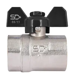 Кран кульовий Thermo Alliance Base 1" ВВ прямий, PN40, метелик SD602W25 - мініатюра 4