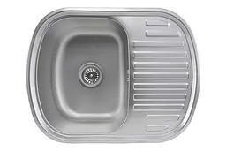 Кухонна мийка з нержавіючої сталі Platinum сатин 6349 (0,8/180 мм), R, Satin