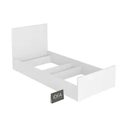 Ліжко односпальне IDEA Д-129 2000х900мм Білий - мініатюра 4