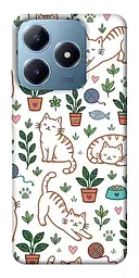 TPU чохол Demsky Cats pattern для Realme C63 4G
