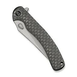 Ніж складаний туристичний Weknife Dracarys, (9.1 см) Böhler M390 / титан 6AL4V сірий - мініатюра 6