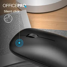 Миша OfficePro M225B Silent Click Wireless Black [144296] - мініатюра 9
