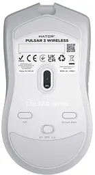 Миша бездротова Hator Pulsar 3 Wireless Білий (HTM631) - мініатюра 5