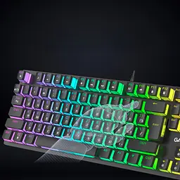 Клавіатура USB GamePro MK85R Red Switch RGB Black (MK85R) UA - мініатюра 7