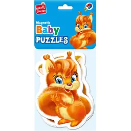 Бебі пазли на магніті Vladi Toys Малюк зможе Пухнастики 8 елементів (VT3208-18) - мініатюра 2