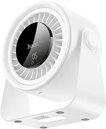 Вентилятор портативний Hoco HX66 desktop circulating fan white - мініатюра 2