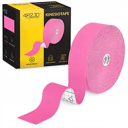Стрічка кінезіологічна (кінезіо тейп) 4FIZJO 5 см x 31 м Sky Pink (P-5905973405553) - мініатюра 1