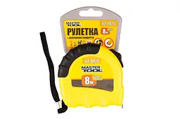 Вимірювальна рулетка MasterTool 8 м х 25 мм Shiftlock 62-8025 - мініатюра 2