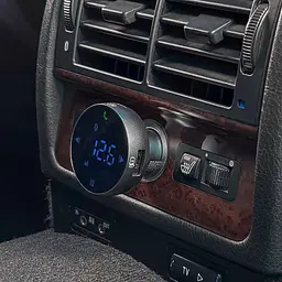 Автомобільний зарядний пристрій Proove FM Launcher Sound Sync 30W (PD+QC3.0) Type-C+USB gray (FMSS30110003) - мініатюра 7
