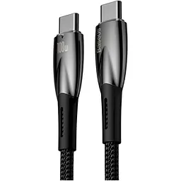 Кабель Baseus Glimmer Series USB-C to USB-C 100W 2m Black (CADH000801) [128053] - мініатюра 2