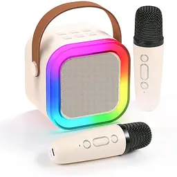 Портативний Bluetooth-динамік Fede Machines караоке з 2 бездротовими мікрофонами