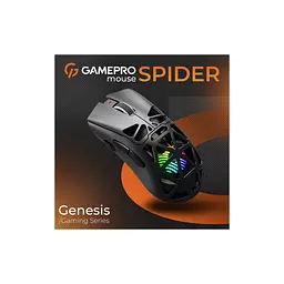 Мишка GamePro Genesis Spider Wireless/Bluetooth/USB Black (GM870B) - мініатюра 4