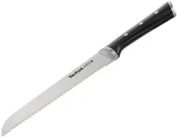 Tefal Ніж для хліба Ice Force, 20см, нержавіюча сталь, пластик, чорний - мініатюра 2