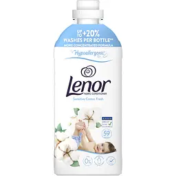 Кондиціонер для білизни Lenor Свіжість бавовни 59 циклів прання 1.239 л - мініатюра 2