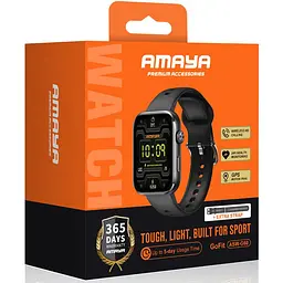 Смарт-годинник Amaya ASW-G60 Smart sports watch (call version) Black - мініатюра 2