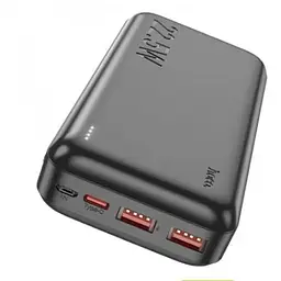 Зовнішній акумулятор Hoco Power Bank J101A 20000 mAh 22.5W чорний - мініатюра 2