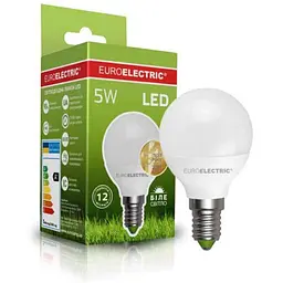 Лампа світлодіодна EUROELECTRIC 5W E14 G45 (100)