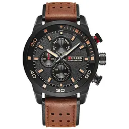 Годинник наручний Curren 8250 Brown Black (18686)