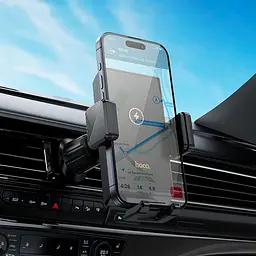 Автотримач з автозахопленням HOCO HW21 Precious Підтримка зарядки 7.5W для MgS для димаря - мініатюра 4