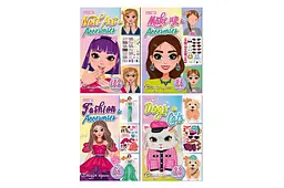 Дитяча книга із наклейками серія Студія краси Nail Art & Accessories для творчості (РМ-76)