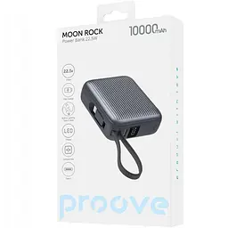 Универсальная мобильная батарея Proove Moon Rock 22.5W 10000mAh Gray (PBM122012105)