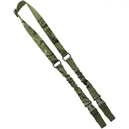 Ремінь для зброї двоточковий Kombat UK Double Point Bungee Sling мультикам (1000-kb-dpbsbtp)
