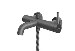Змішувач для ванни Kohlman Axel graphite настінний KPL-QW110AG, Графит - мініатюра 2