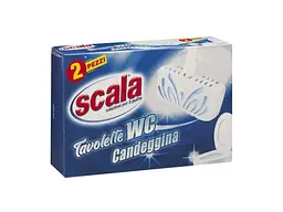 Блок для туалетів SCALA 2шт з Відбілюючим ефектом Tavolette WC Candeggina 40г