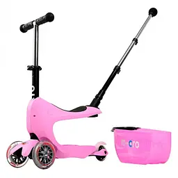 Самокат Micro Mini2go Deluxe Plus рожевий (MMD033) - мініатюра 2