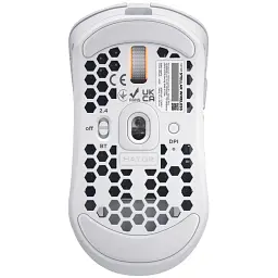 Мишка Hator Stellar Wireless/Bluetooth/USB White (HTM651) - мініатюра 5
