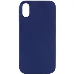 Чохол Silk Full Protective (AA) NO LOGO для Apple iPhone XR (6.1") Синій / Deep navy
