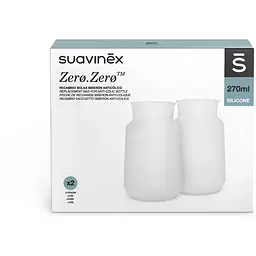 Змінний мішечок Suavinex для пляшечки Zero силіконовий 270 мл 2 шт. (308144) - мініатюра 2