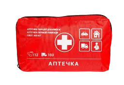Аптечка медична автомобільна-1 Poputchik згідно ТУ футляр м'який (02-006-М) - мініатюра 4