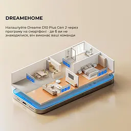 Робот-пилосос Dreame Bot D10 Plus Gen 2 RLD32GD White - мініатюра 8