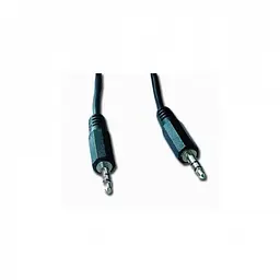 Аудіо-кабель 3,5mm/3,5mm (пальчик-пальчик) Gembird (CCA-404), 1.2m Black - мініатюра 2