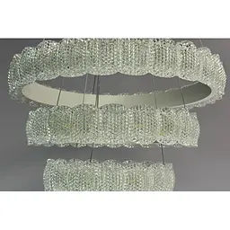 Люстра підвісна Linisoln 1533-50*40*30 WH метал, акрил, білий, 3 лампи - мініатюра 3