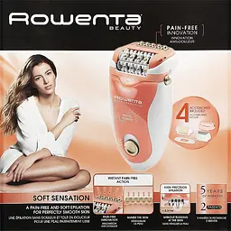 Епілятор Rowenta Soft Sensation помаранчевий (EP5720F1) - мініатюра 3