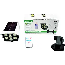 Вуличний Led прожектор XPRO CL-877A сенсорний у вигляді камери із сонячною панеллю та пультом (MER-15365_245) - мініатюра 5