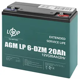 Акумулятор LogicPower LP 6-DZM-20 Ah AGM - мініатюра 2