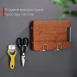 Тримач підставка для губки в раковину на кухню або рушника у ванну з нержавіючої сталі, Yu Xin Сріблястий 86584 - мініатюра 3