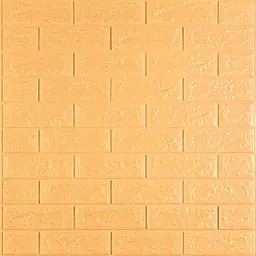 3D панель Sticker Wall самоклеюча 700x770x5мм цегла Жовто-пісочний 009-5 SW-00000028