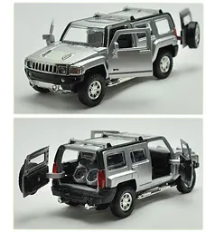 Іграшкова машинка з Метала Hummer H3 «Автопром» 1:32 - мініатюра 7