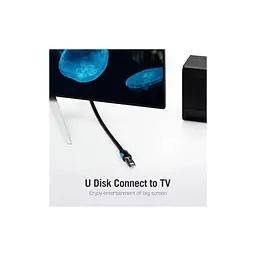 Дата кабель USB 3.0 AM/AF 2.0m flat black Vention (VAS-A13-B200) - мініатюра 5