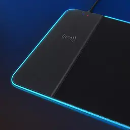 Ігрова поверхня (килимок) STAND JD-S60 з БЗП 15W LED+RGB (800*300*6mm) Black - мініатюра 2