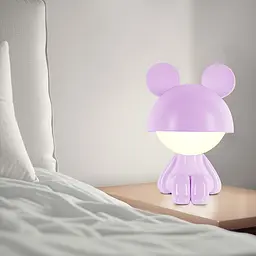 Світильник-нічник Kite LED з акумулятором Cute Mouse фіолетовий (K25-316-2-5) - мініатюра 4