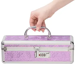 BMS Factory - The Toy Chest Lokable Vibrator Case - кейс для зберігання секс-іграшок з кодовим замком (фіолетовий) - мініатюра 4
