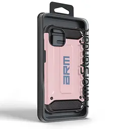 Чехол для Apple iPhone 14, Panzer, розовый, противоударный, бронированный, милитари, панель-накладка, защита всего корпуса, защита дисплея и камеры, термополиуретан (TPU) + поликарбонат (PC), ArmorStandart (ARM71480) - мініатюра 7